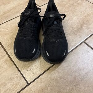 Size 8 - Hoka One One Clifton 8 Black - 1121375-BBLC